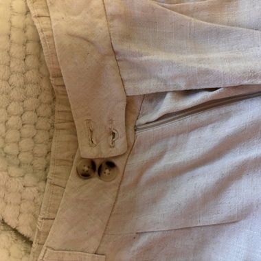 Stradivarius Beige Linen Pants