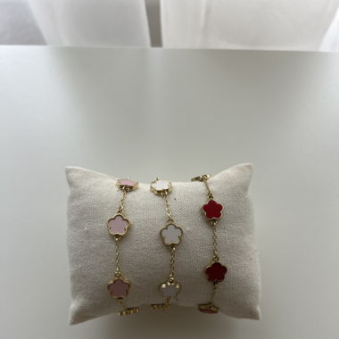 3er Set/Bundle Armbänder mit süssen Blumen