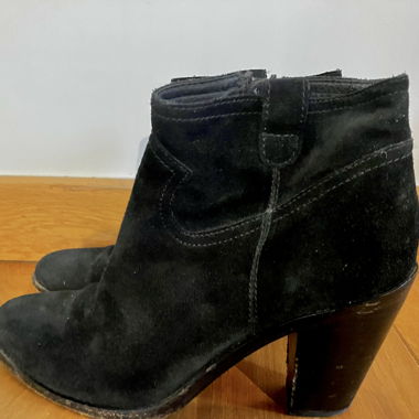 Black Ash ankle boots