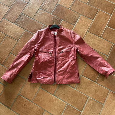 Red Leather Jacket vintage 90s 2000s
