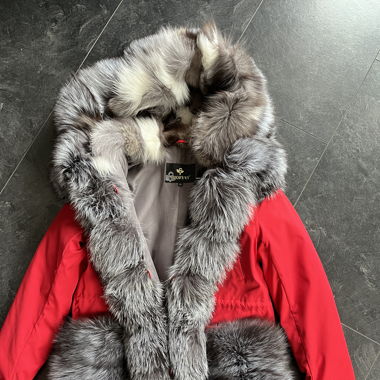 Winterjacke (XL echtes Fell)
