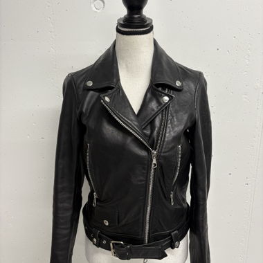 SET Lederjacke Gr. 34 schwarz Bikerjacke