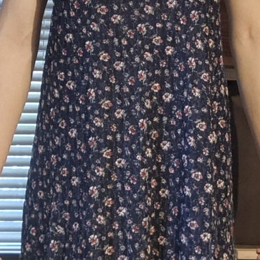 Robe fleurie bleue