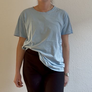 Chemise basique - bleu clair