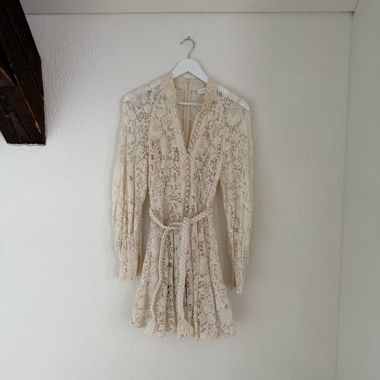 Robe mini en dentelle Zimmermann
