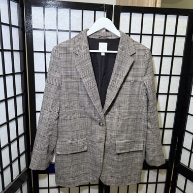 Blazer à carreaux H&M