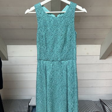 Turquoise Lace Dress