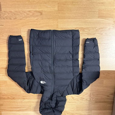 Manteau noir The North Face avec capuche 