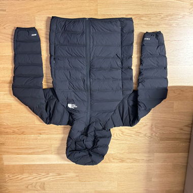 Manteau noir The North Face avec capuche 