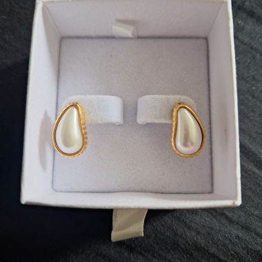 Boucles d'oreilles-bijou en perles Sensora