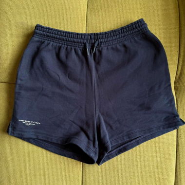 h&m navy blue sweat shorts