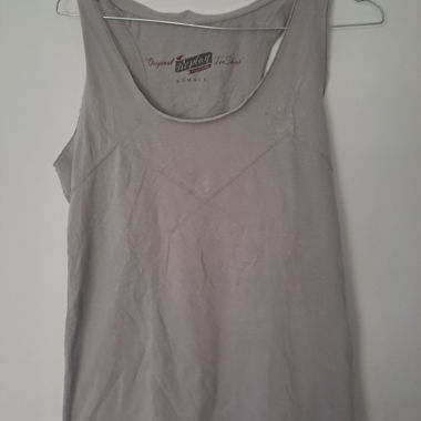Light Grey Replay Tank Top