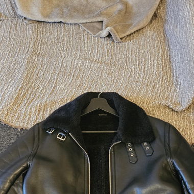 Veste cuire Zara