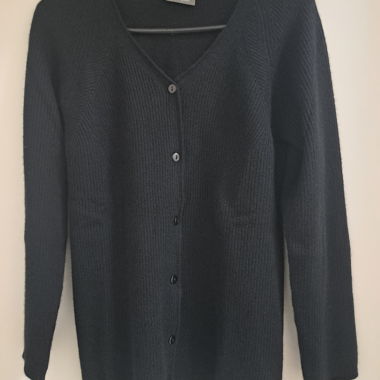 Cardigan Jean Jacques Benson Nero 100% Cashmere M