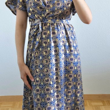 Robe longue imprimée Miss Sara