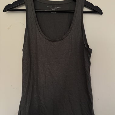 Tank Top Grigio Majestic Filatures