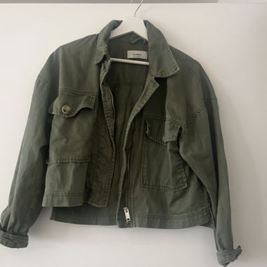 Veste verte Pull&Bear