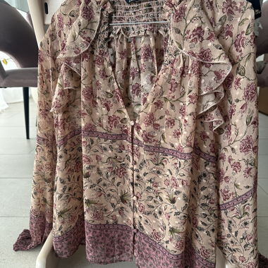 Blusa floreale Zara