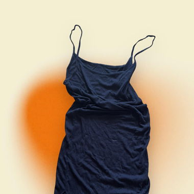 schwarzes Skaterdress