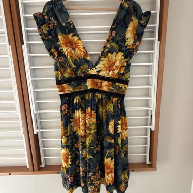 Black Floral Dress