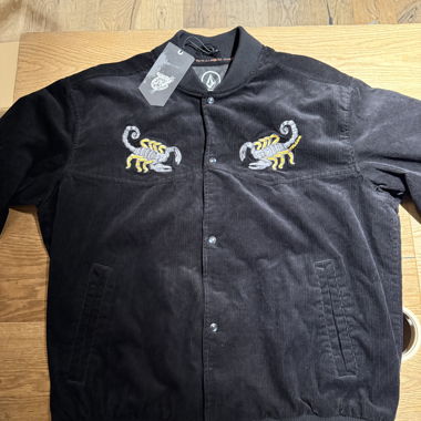 Giacca in velluto a coste Volcom con ricamo Mickey Mason