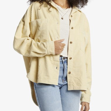 gelbe Cord Jacke