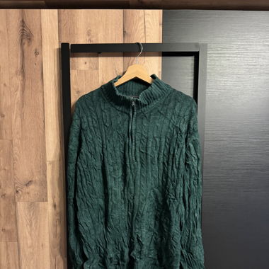 Izod Cable Knit Zip Up