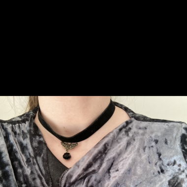 Collier gotique noir 