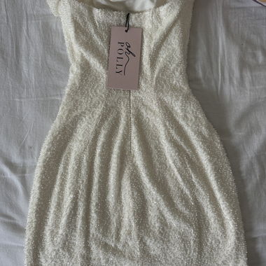 Mini-robe blanche Oh Polly