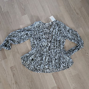Blusa con stampa zebra