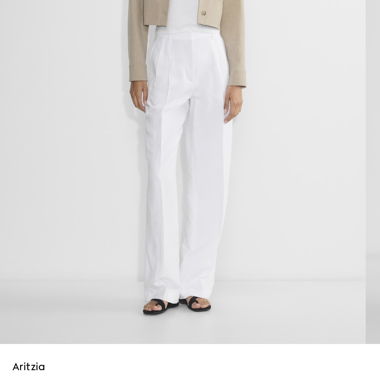 Aritzia Effortless Leinenhose TALL