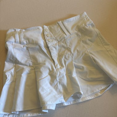 Cute white tennis skirt 