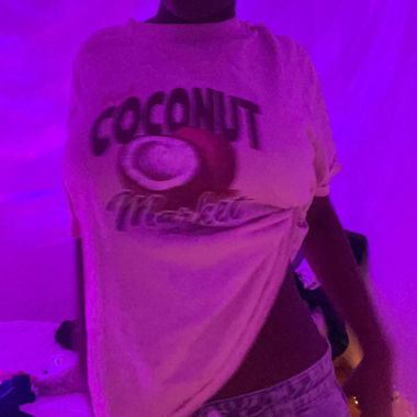 Summer vibez maglietta al cocco