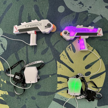 Pistola, laser game 