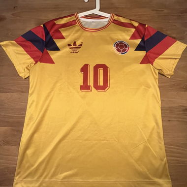 Maglia retrò Colombia #10 Valderrama (Replica)