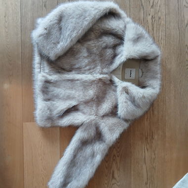 Veste en fausse fourrure Zèbre Gr. S