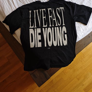 T-shirt LFDY nero con stampa