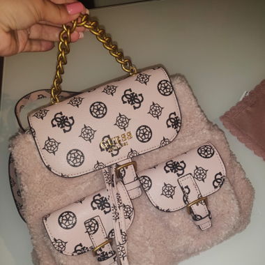 Stylischer Damenrucksack in Hellrosa