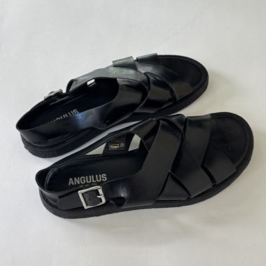 Angulus black sandals