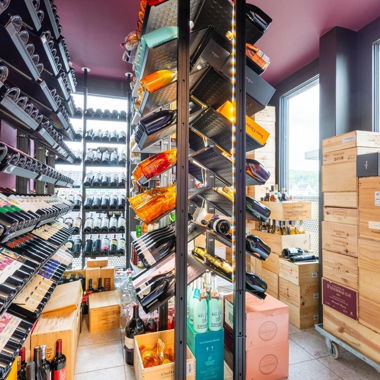 Sistema di scaffalatura per vino