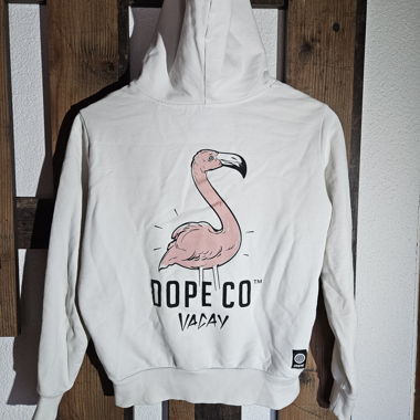 Sweat à capuche DOPE CO avec imprimé flamant