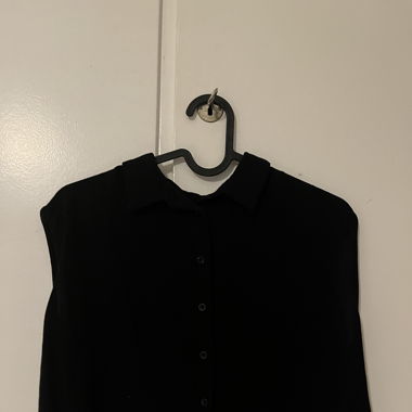 Schwarzes Blusenartiges Top
