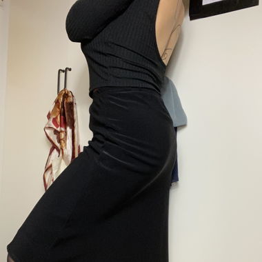 Cute knee long skirt from italy