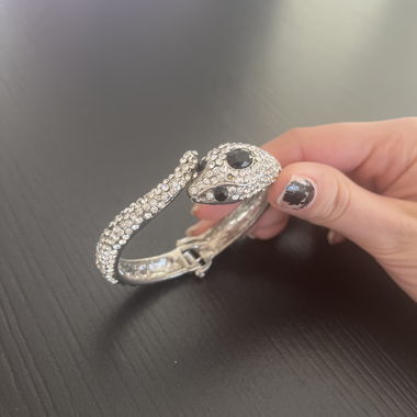 Crystal snake bracelet