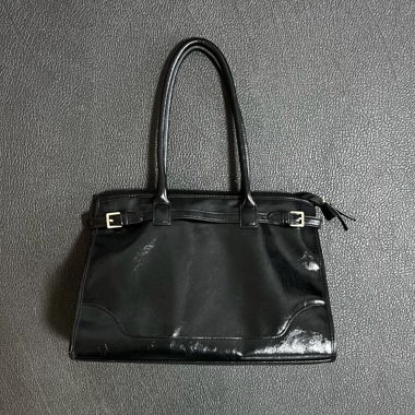 schwarz/goldene Tasche