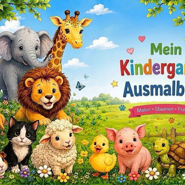 Mein Kindergarten-Ausmalbuch