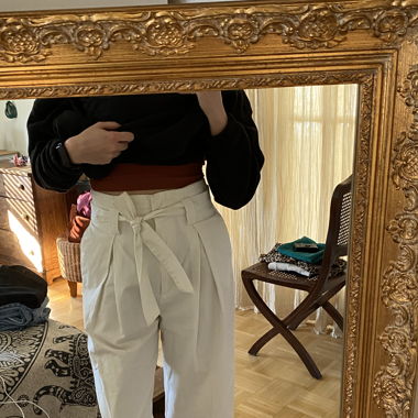 White trousers