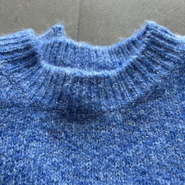 Blue oversized sweater 