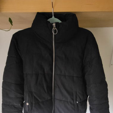 Pufferjacke schwarz