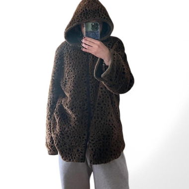 cheetah print jacket
